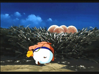 Sega Saturn Game - Minami no Shima ni Buta ga Ita ~Lucas no Daibouken~ (Japan) [T-27101G] - 南の島にブタがいた　ルーカスの大冒険 - Screenshot #3