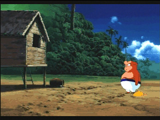 Sega Saturn Game - Minami no Shima ni Buta ga Ita ~Lucas no Daibouken~ (Japan) [T-27101G] - 南の島にブタがいた　ルーカスの大冒険 - Screenshot #7