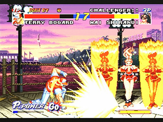 Sega Saturn Game - Real Bout Garou Densetsu (Japan) [T-3105G] - リアルバウト餓狼伝説 - Screenshot #21