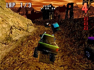 Sega Saturn Game - Deka Yonku ~Tough The Truck~ (Japan) [T-4313G] - デカ４駆　～タフ　ザ　トラック～ - Screenshot #8