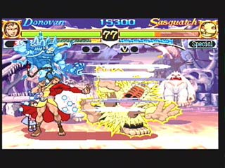 Sega Saturn Game - Night Warriors - Darkstalkers' Revenge (Europe) [T-7009H-50] - Screenshot #2