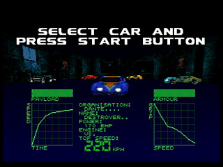 Sega Saturn Game - Impact Racing (Japan) [T-7307G] - インパクトレーシング - Screenshot #12