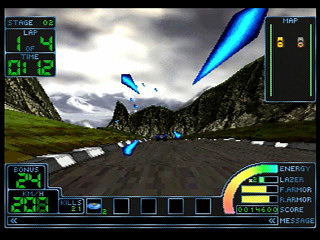 Sega Saturn Game - Impact Racing (Japan) [T-7307G] - インパクトレーシング - Screenshot #13