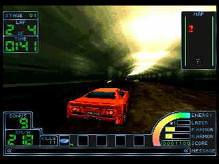 Sega Saturn Game - Impact Racing (Japan) [T-7307G] - インパクトレーシング - Screenshot #16