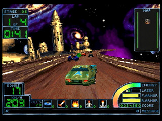 Sega Saturn Game - Impact Racing (Japan) [T-7307G] - インパクトレーシング - Screenshot #18