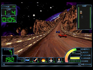 Sega Saturn Game - Impact Racing (Japan) [T-7307G] - インパクトレーシング - Screenshot #26