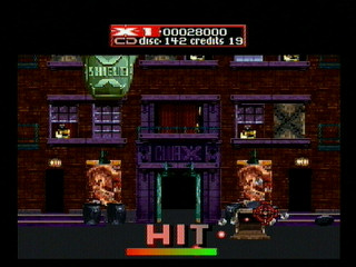 Sega Saturn Game - Revolution X - Music is the Weapon (Europe) [T-8107H-50] - Screenshot #11