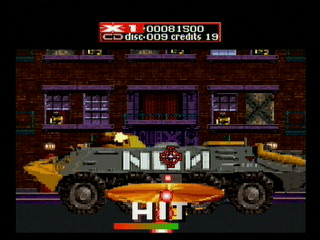 Sega Saturn Game - Revolution X - Music is the Weapon (Europe) [T-8107H-50] - Screenshot #12