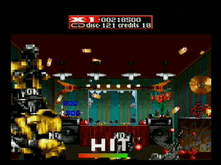 Sega Saturn Game - Revolution X - Music is the Weapon (Europe) [T-8107H-50] - Screenshot #19