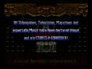 Sega Saturn Game - Revolution X - Music is the Weapon (Europe) [T-8107H-50] - Screenshot #4