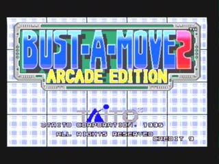 Sega Saturn Game - Bust-A-Move 2 Arcade Edition (Europe) [T-8132H-50] - Screenshot #1