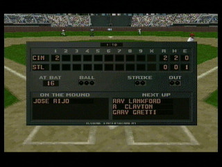 Sega Saturn Game - Frank Thomas Big Hurt Baseball (Europe) [T-8138H-50] - Screenshot #24