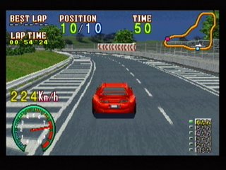 Sega Saturn Game - Wangan Dead Heat + Real Arrange (Japan) [T-9103G] - 湾岸デッドヒート＋リアルアレンジ - Screenshot #12