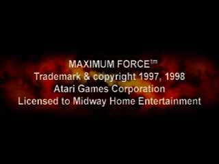 Sega Saturn Game - Maximum Force (United States of America) [T-9707H] - Screenshot #1