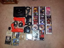 Sega Saturn Auction - Sega Saturn lot with 11 games including The House of The Dead US