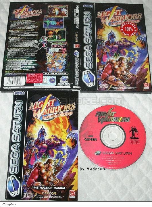 Sega Saturn Game - Night Warriors - Darkstalkers' Revenge (Europe) [T-7009H-50] - Picture #1
